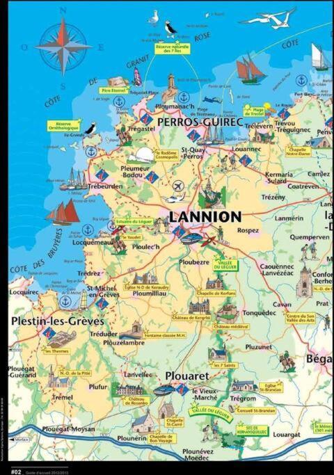 Maison Lannion Historique - Cote De Granit Rose Eksteriør bilde